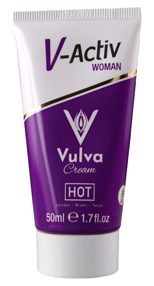 HOT V-Activ Vulva Cream CBD Infused 50ml