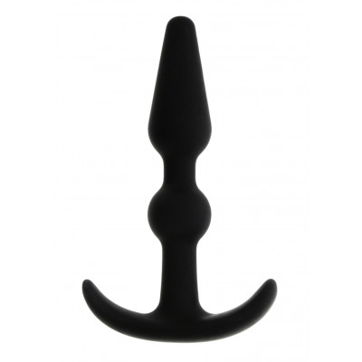 NMC T-Shape Silicone Butt Plug Black