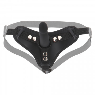 Taboom Strap-On Harness with Dong Black S