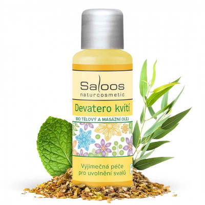 Saloos Devatero kvítí - Bio telový a masážny olej 50ml