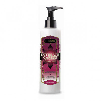 KamaSutra Intimate Caress Luxury Shave Cream Pomegranate - Luxusný krém na holenie Granátové jablko 250ml