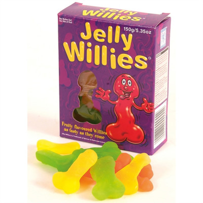 Jelly Willies - Želatínové cukríky v tvare penisu 120g