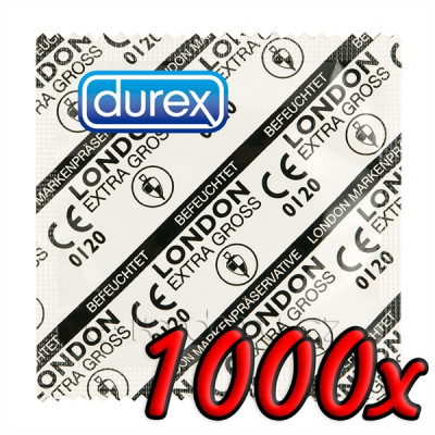 Durex London Extra Large 1000ks