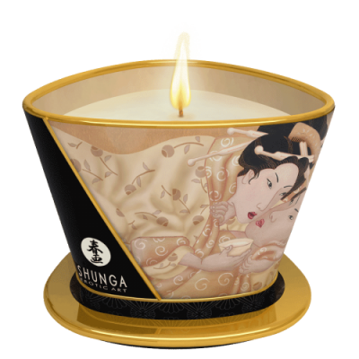 Shunga Libido Massage Candle Vanilla Fetish - Masážna sviečka 170ml