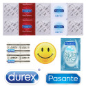 Balíček 13 kondómov Durex, Pasante, ESP a EXS + lubrikačný gél 4ml ZADARMO ako darček