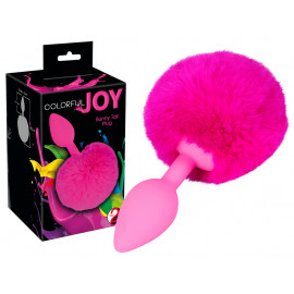 You2Toys Colorful Joy Bunny Tail Pink