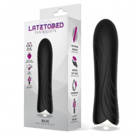 LateToBed Bilie Easy Quick Vibrating Bullet Silicone Black