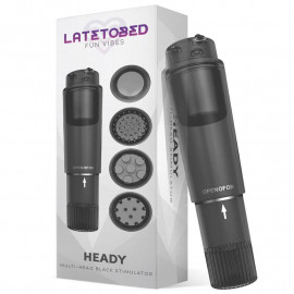LateToBed Heady Stimulator Multi-Head Black