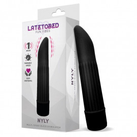 LateToBed Nyly Multi-Speed Stimulator Black