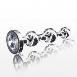 ToyJoy Diamond Star Beads Large Silver
