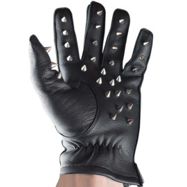 Black Label Pain Freak Spanking Gloves Black