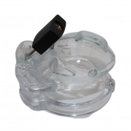 The Vice Chastity Cock Cage Micro Transparent