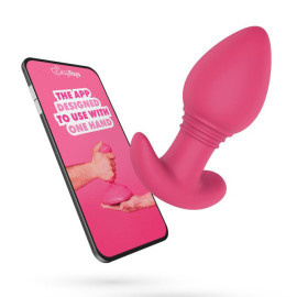 EasyConnect Vibrating Butt Plug Axel App-Controlled Pink