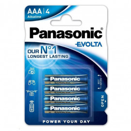 Panasonic Evolta Alkaline Batteries AAA 4 pack