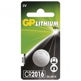 Batéria lithiová gombíková GP CR2016 1ks