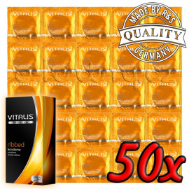 Vitalis Premium Ribbed 50ks