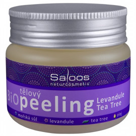 Saloos Bio telový peeling - Levanduľa-Tea tree 140ml