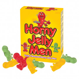 Horny Jelly Men - Želatínové cukríky v tvare nadržaných mužov 150g