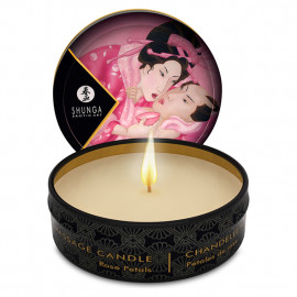 Shunga Libido Massage Candle Rose Petals - Masážna sviečka 30ml