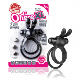 The Screaming O The Ohare XL Black - Dvojitý vibračný erekčný krúžok