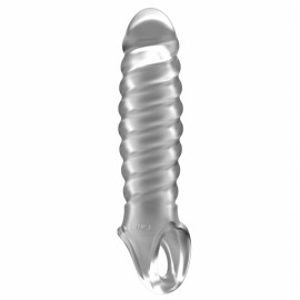 Sono No.32 Stretchy Penis Extension - Návlek na penis Transparentná