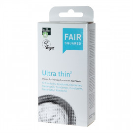 Fair Squared Ultra Thin - Fair Trade vegánske kondómy 10ks