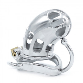 Kiotos Steel Belted Chastity Device with Ball Divider