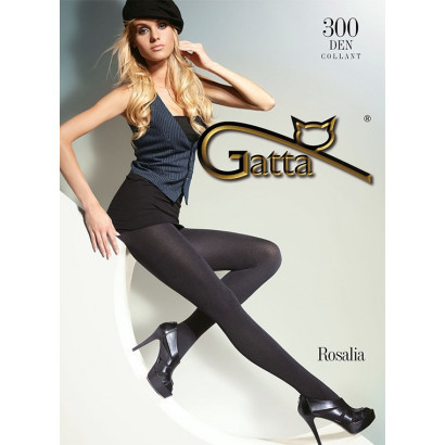 Gatta Rosalia 300 - Pančuchové nohavice Nero Čierna