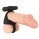 Black Velvets Silicone Cock & Ball Ring Vibe