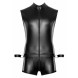 Svenjoyment Short Sleeveless Matte Look Jumpsuit 2150476 Black