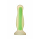 Dream Toys Radiant Soft Silicone Glow in the Dark Plug Small Green