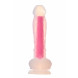 Dream Toys Radiant Soft Silicone Glow in the Dark Dildo Large Pink