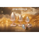 Dream Toys Gleaming Love Plug Set Matte Gold