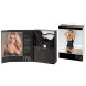Abierta Fina Matte Look with Lace Suspender Shirt & Crotchless Thong Set 2633035 Black