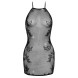 Cottelli Fantasy Fishnet Sparkling Dress with Rhinestones 2718618 Black