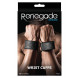 NS Novelties Renegade Wrist Cuffs Čierna