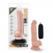 Blush Dr. Skin Dr. Tim 7.5 Inch Vibrating Cock with Suction Cup Vanilla
