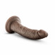 Blush Dr. Skin Plus 7 Inch Posable Dildo Chocolate