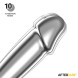AfterDark Sarmy Metal Vibrating Dildo Plug Size M