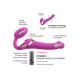 strap-on-me Multi Orgasm Strap-On Vibrator with Licking Stimulator Pink M