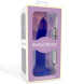 Engily Ross Dildox Vibrating Color Changing Liquid Silicone Dildo S 14cm Purple