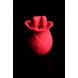 Bloomgasm The Rose Fondle 10X Massaging Rose Silicone Clit Stimulator Red