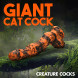 Creature Cocks Sabretooth Silicone Dildo Orange