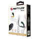 Pretty Love Warren Prostate Stimulator Anal Lock with Remote Control Black