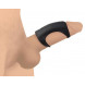 Trinity Men 28X G-Shaft Silicone Cock Ring with Remote Black