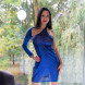 Anais Harlo Dress Blue