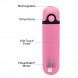 PowerBullet Rechargeable Vibrating Bullet 10 Functions Pink