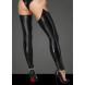 Noir Handmade F196 Lacquered Eco Leather and Powerwetlook Stockings