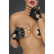 Noir Handmade F264 Powerwetlook Fingerless Gloves