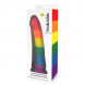 Pride Dildo Silicone Rainbow Dildo 20cm